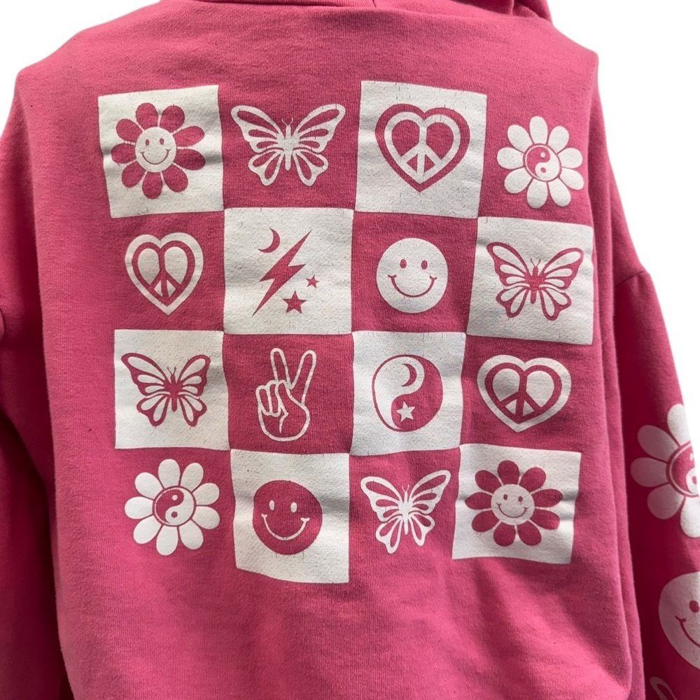 Fabkids Vibrant Pink Hoodie - Picture 4 of 9